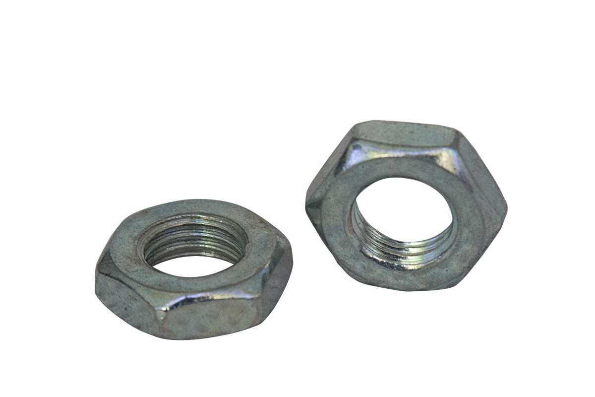 Гайка М16 низька, клас міцності 4, цинк